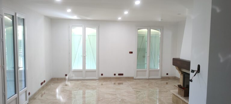 Rénovation d’un salon salle à manger